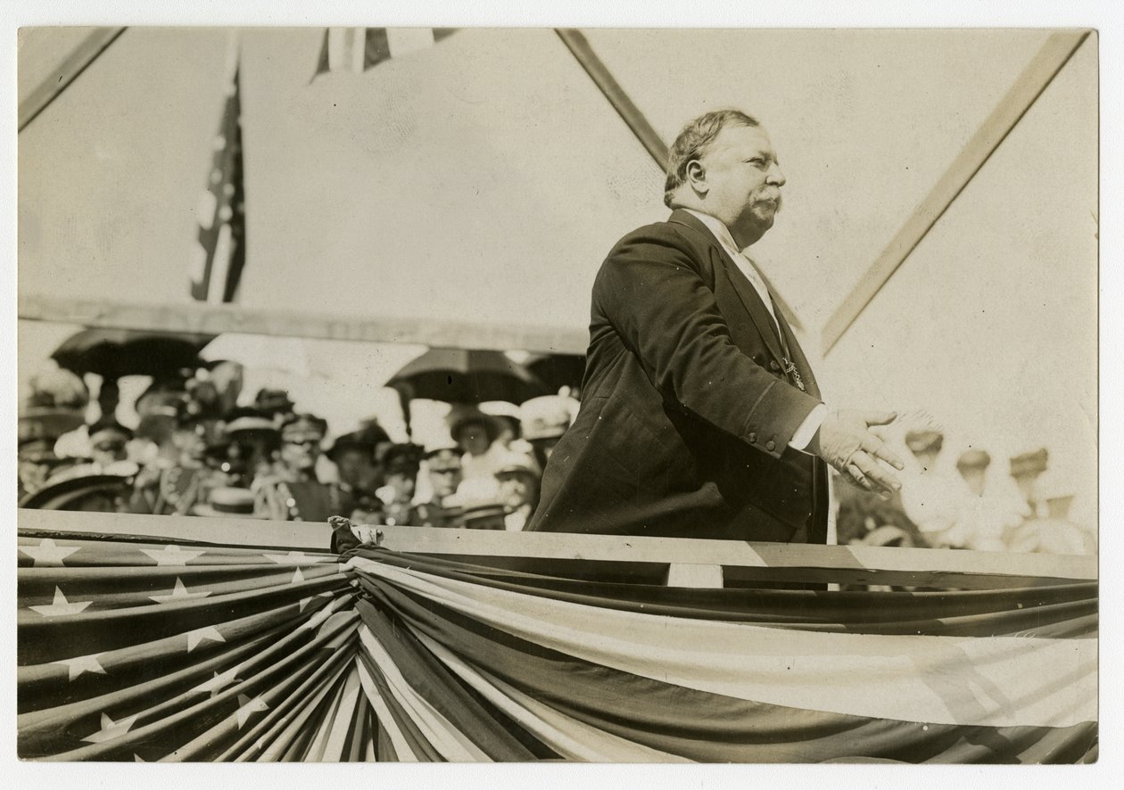 William Howard Taft, c.1908-12 (zdjęcie żelatynowo-srebrowe) autorstwa Jessie Tarbox Beals