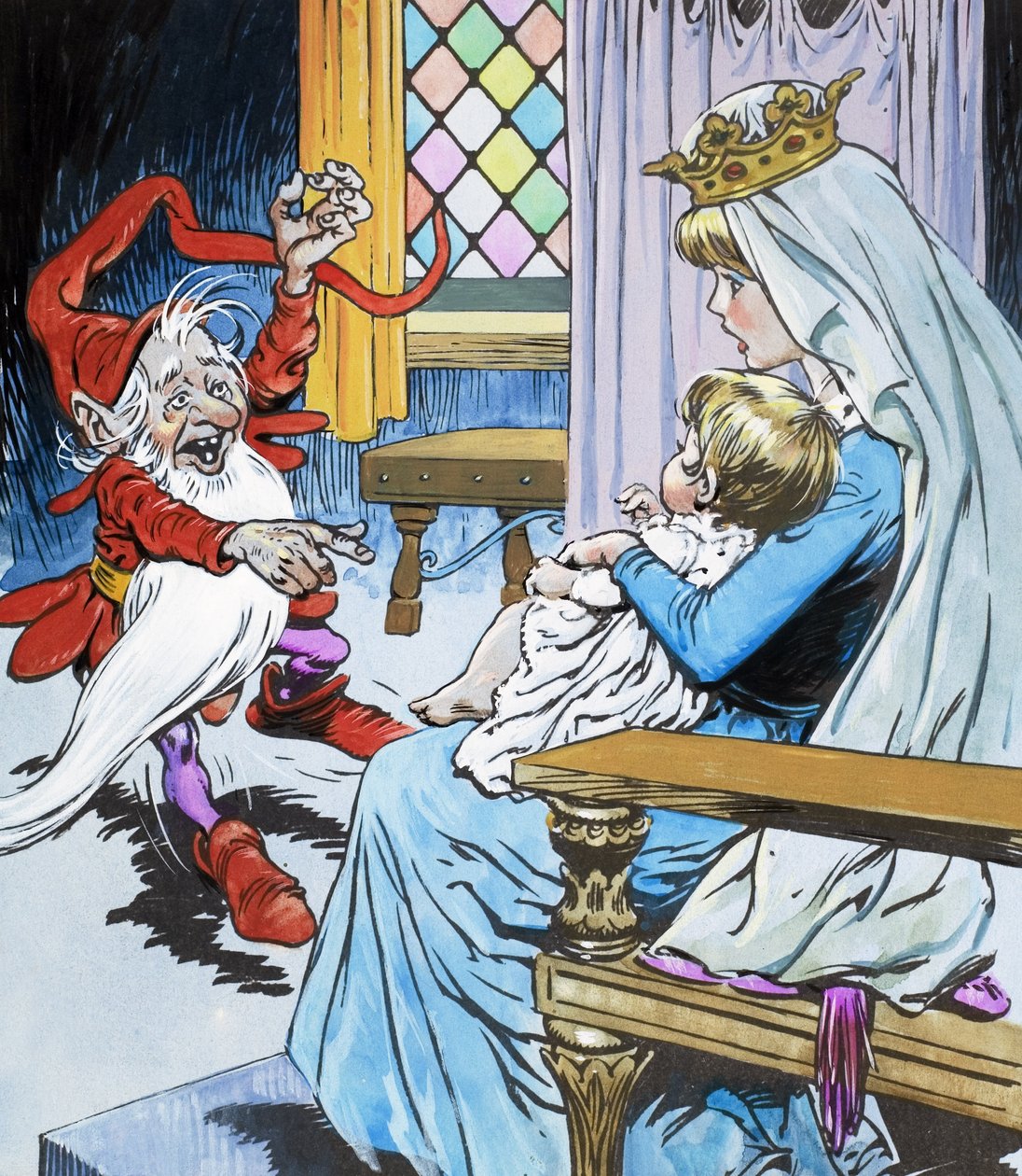 Rumplestiltskin i księżniczka autorstwa Jesus Blasco