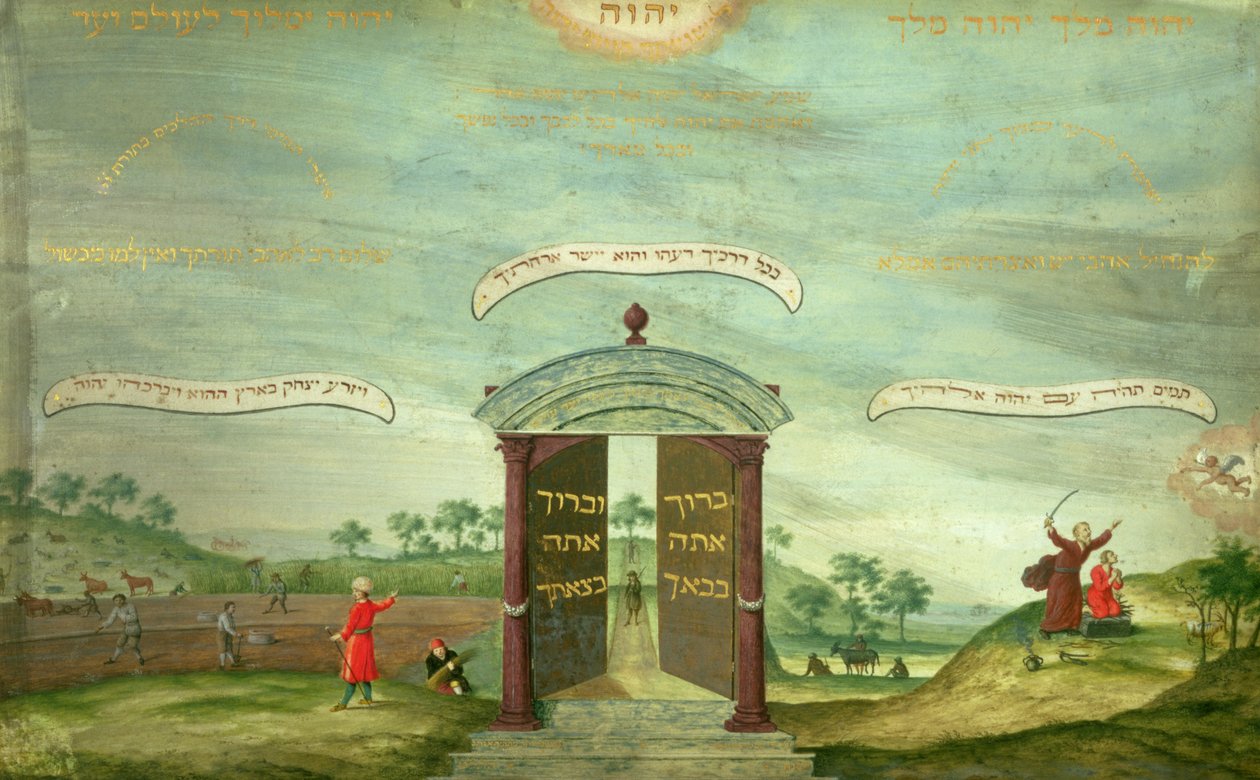 Ofiara Izaaka autorstwa Jewish School
