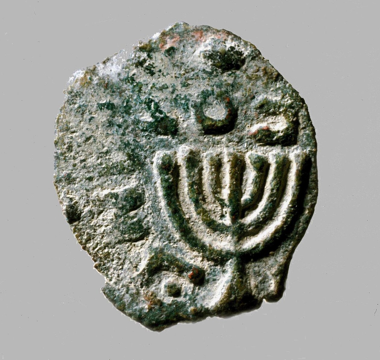 Moneta Antygon II Mattathias, ok. 40-37 pne (metal) autorstwa Jewish School