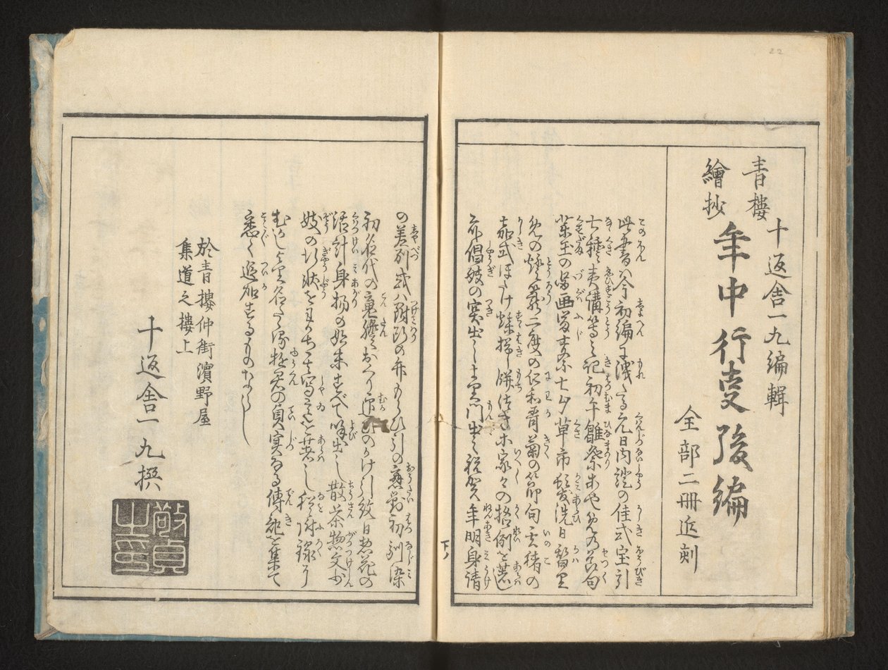 Epilog autorstwa Jippensha Ikku