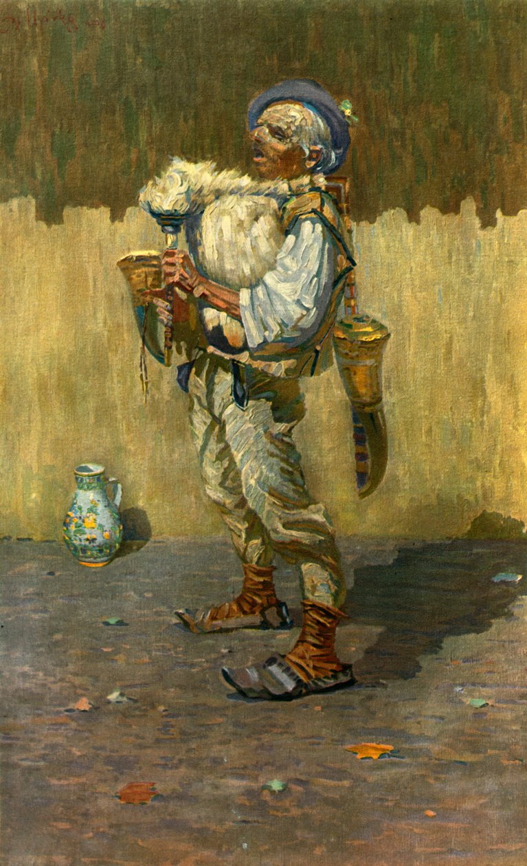 Dudziarz, Joa Uprka 1861-1940, 1948 autorstwa Joža Uprka