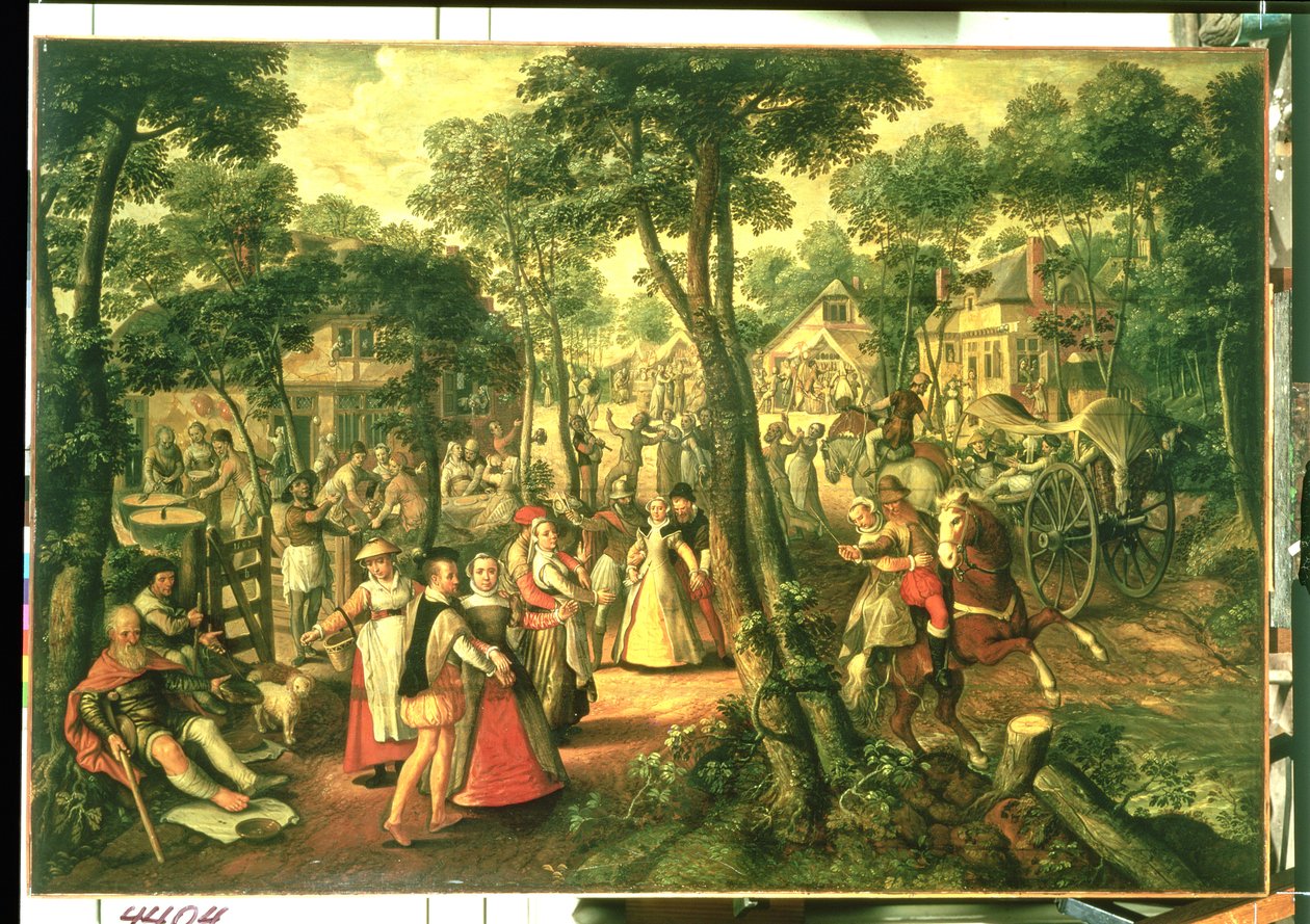 Święto wiejskie, 1563 autorstwa Joachim Beuckelaer