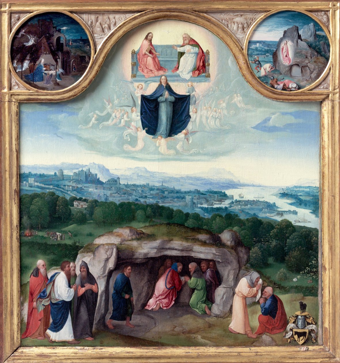 Wniebowzięcie Najświętszej Maryi Panny, Narodzenia, Zmartwychwstanie, Adoracja Trzech Króli, Wniebowzięcie... autorstwa Joachim Patinir