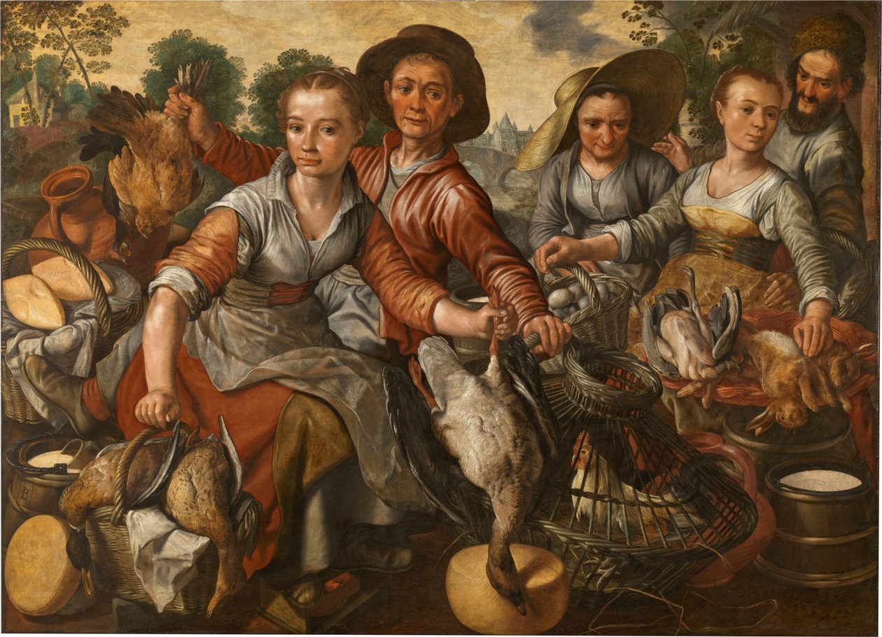A Market autorstwa Joachim Beuckelaer