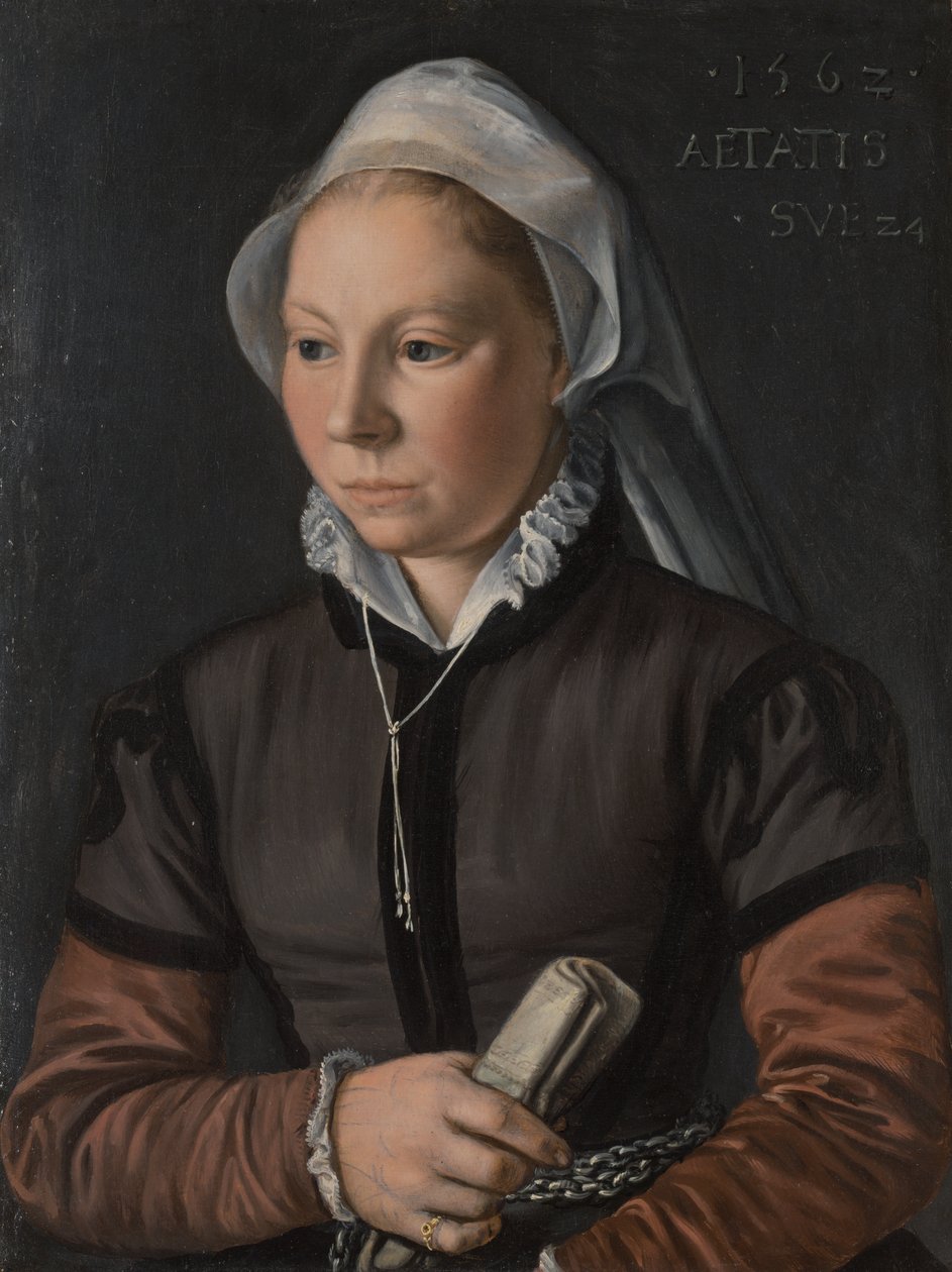 Portret młodej kobiety autorstwa Joachim Beuckelaer