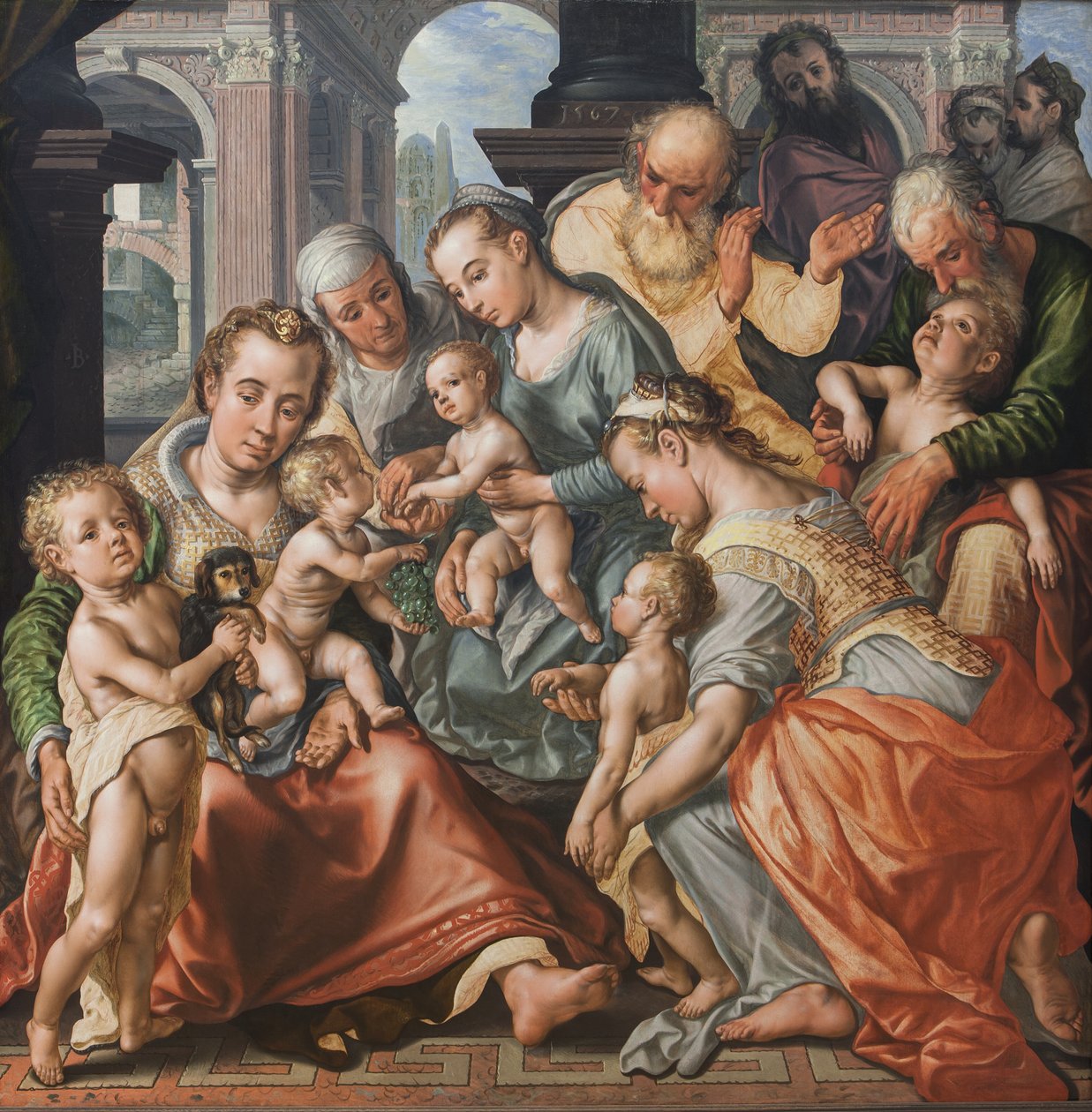 Święte pokrewieństwo autorstwa Joachim Beuckelaer