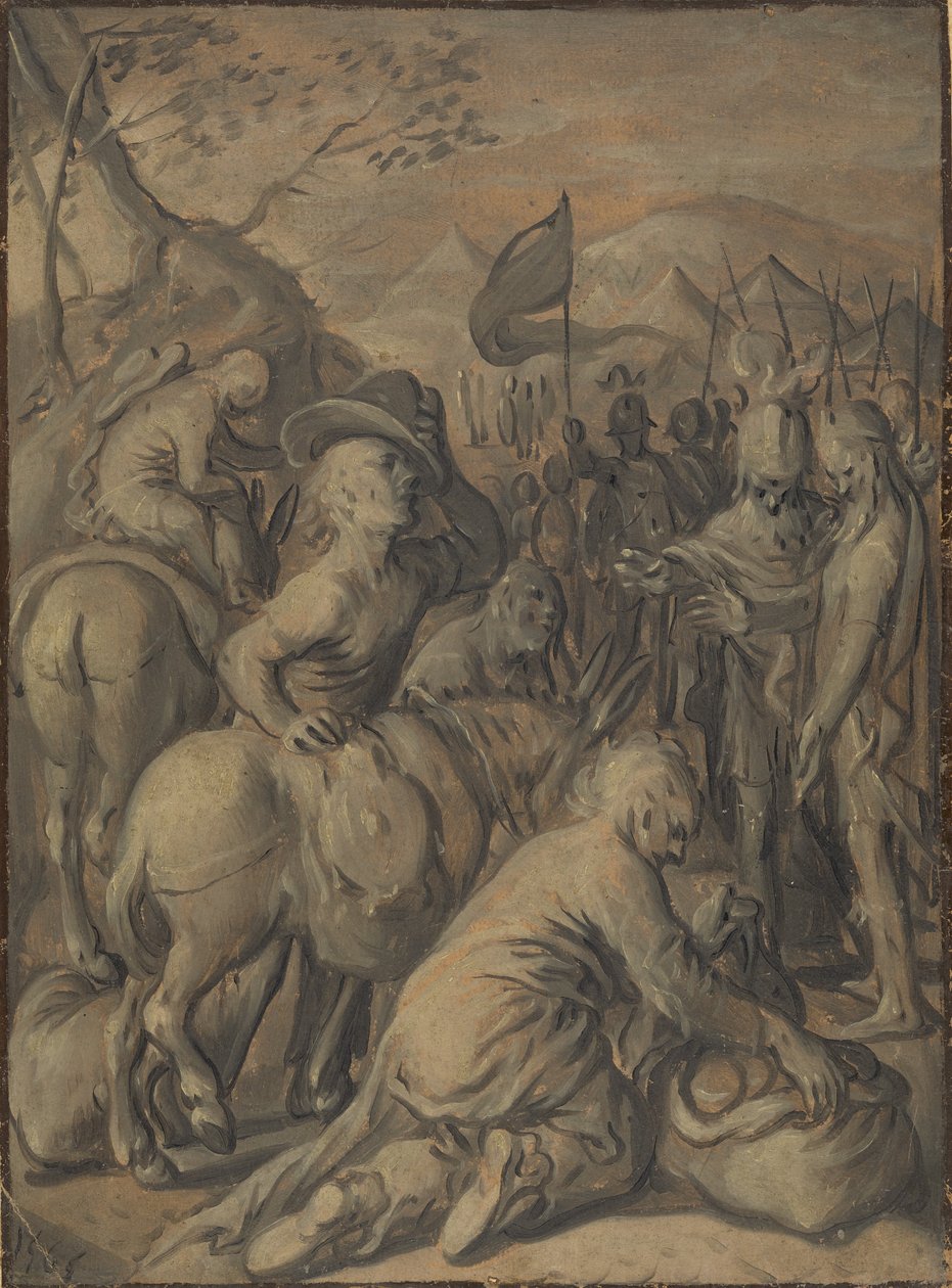 Podstęp Gibeonitów autorstwa Joachim Beuckelaer
