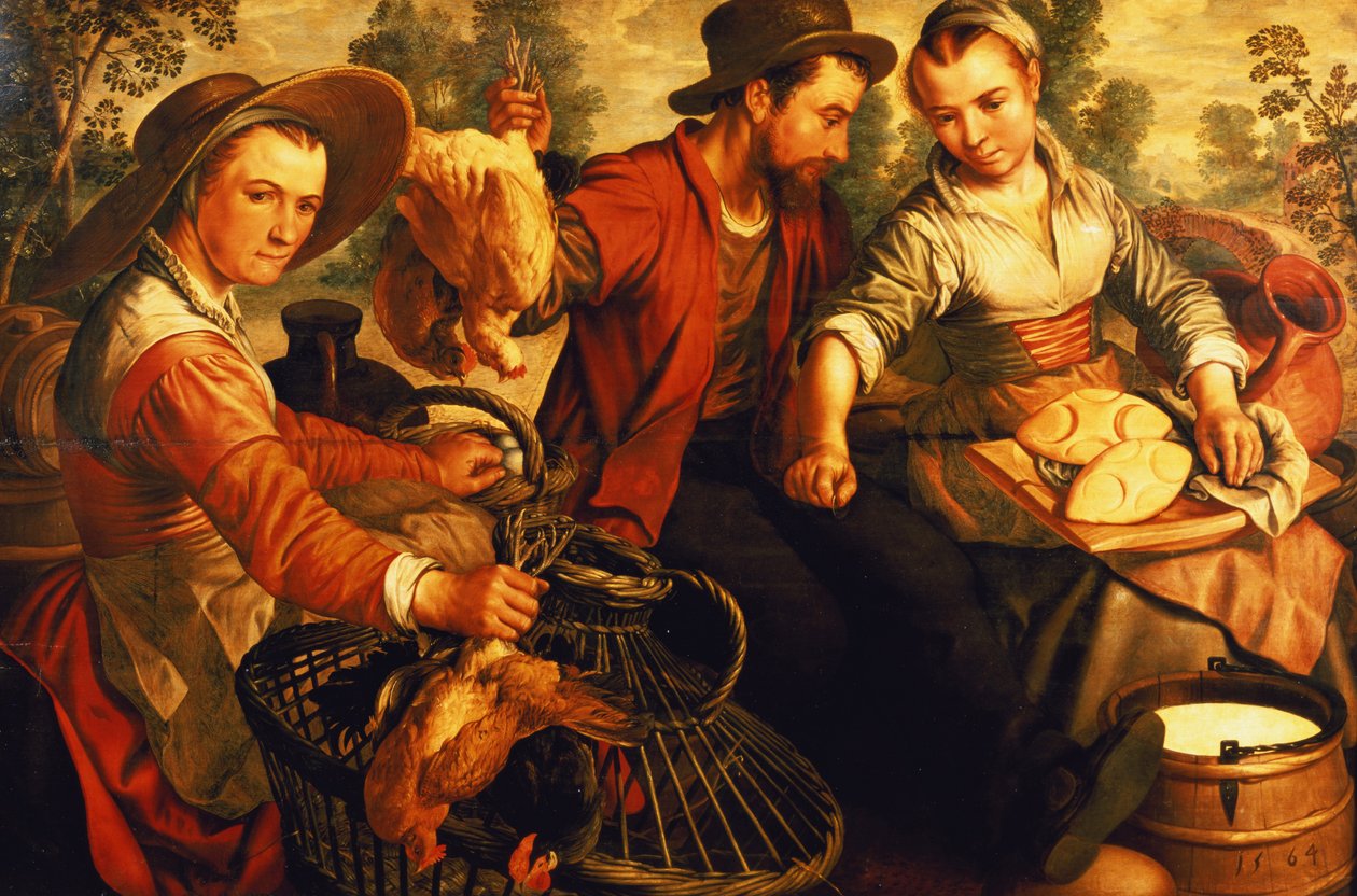 W markecie autorstwa Joachim Beuckelaer