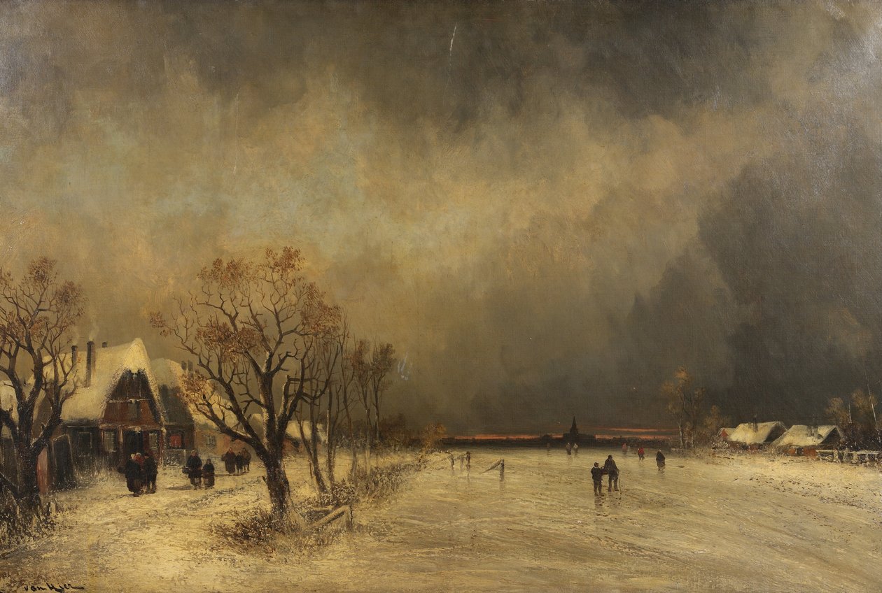 W uścisku zimy, ok. 1900 autorstwa Joachim Hierschl Minerbi
