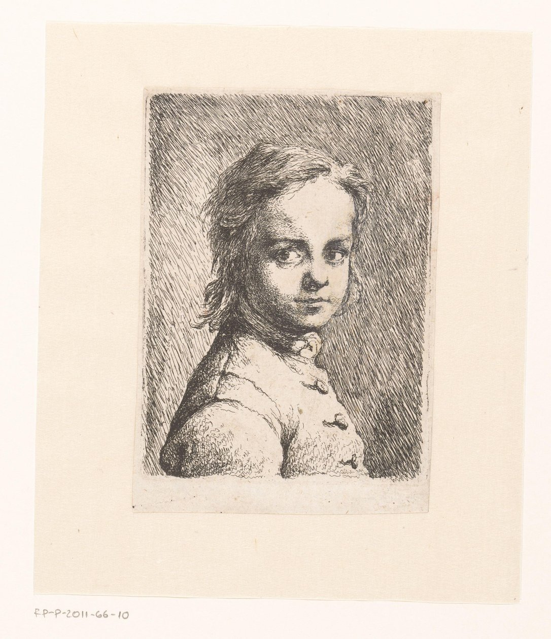 Portret nieznanego chłopca autorstwa Joachim Martin Falbe (attributed to)