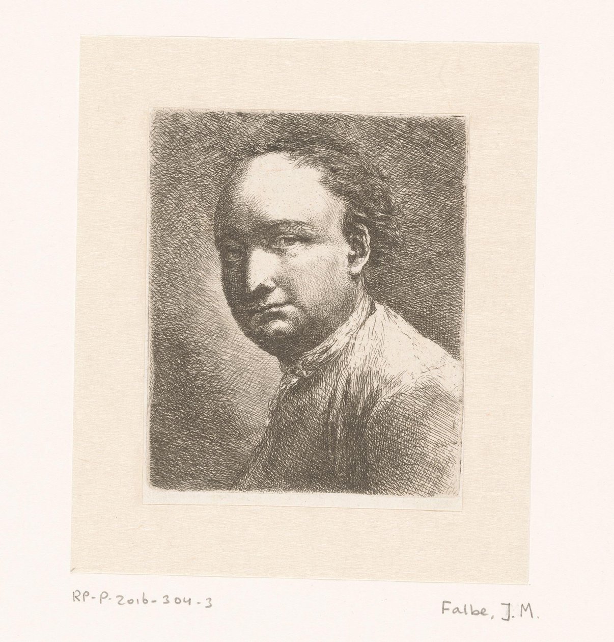 Portret malarza Johanna Harpera autorstwa Joachim Martin Falbe