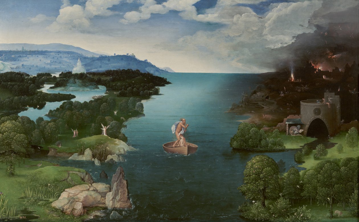 Charon przechodzący przez Styks autorstwa Joachim Patinir