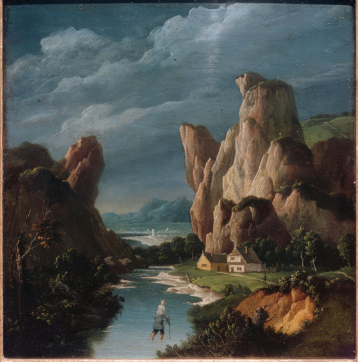 Św. Krzysztof autorstwa Joachim Patinir