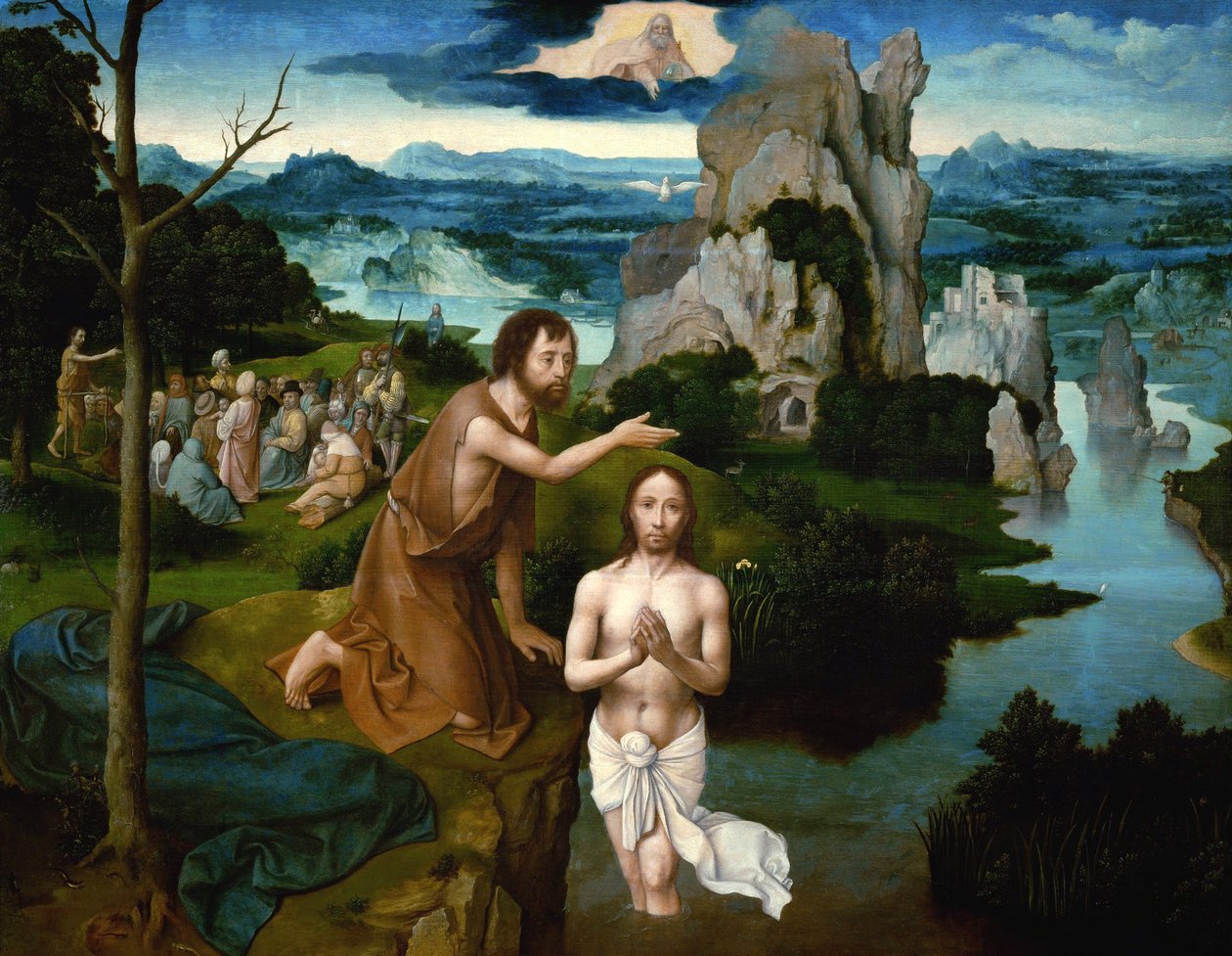 Chrzest Chrystusa autorstwa Joachim Patinir