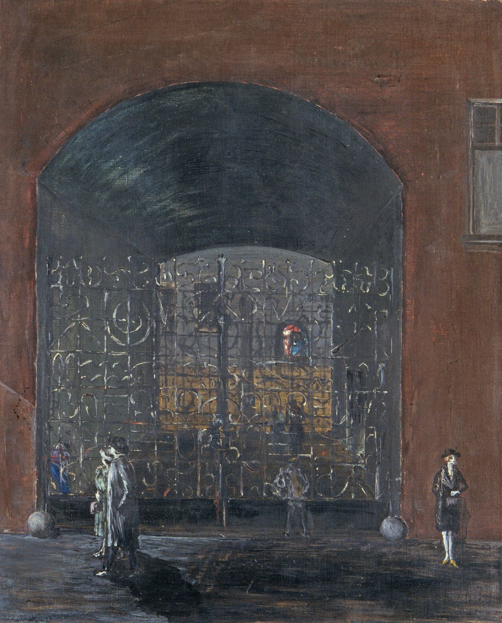 Scena uliczna autorstwa Joachim Ringelnatz