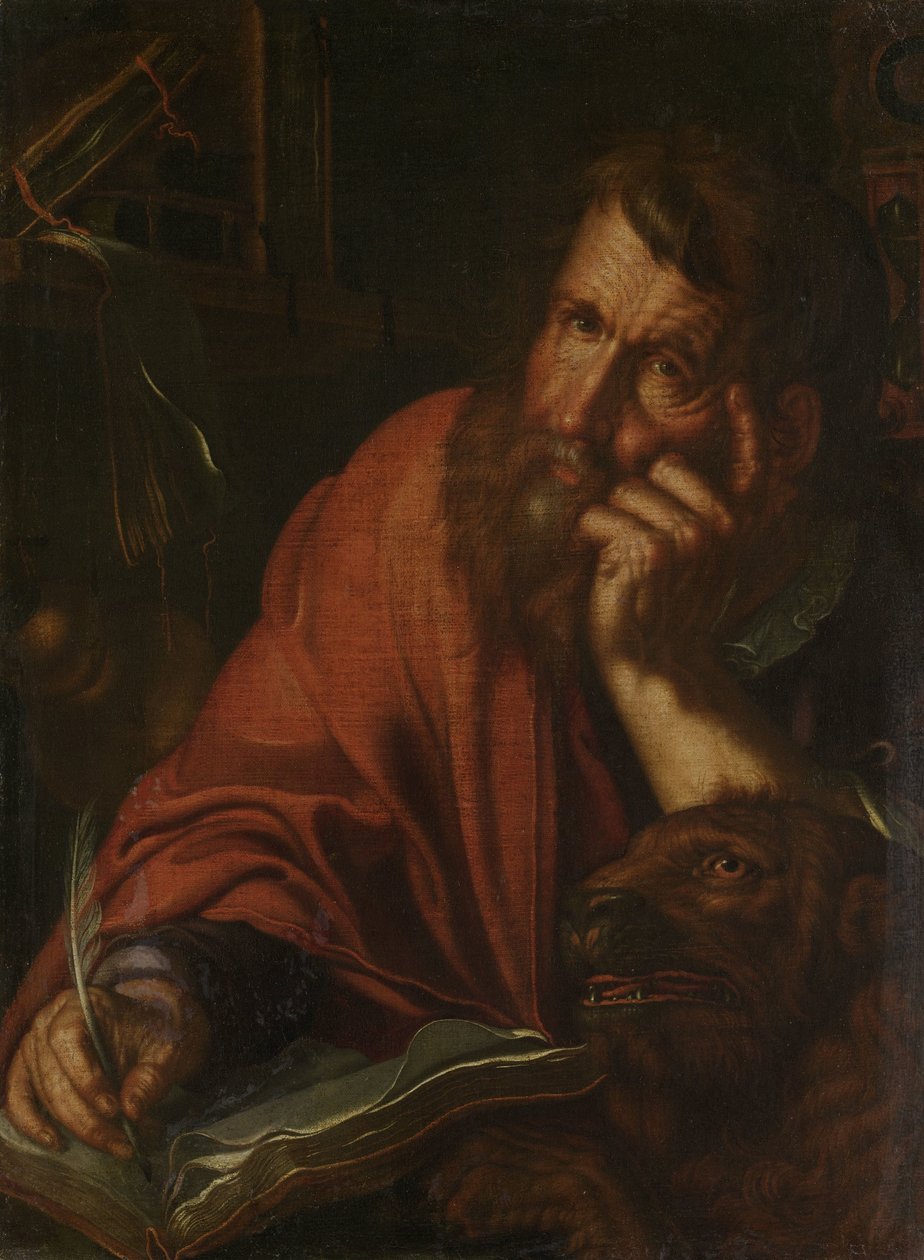 Ewangelista Św. Marek autorstwa Joachim Wtewael or Utewael