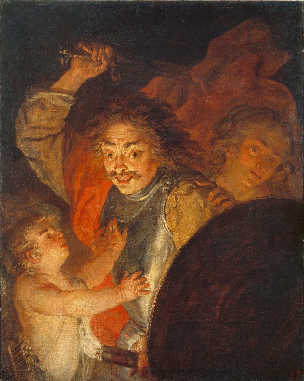 Mars, Wenus i Alegoria Gniewu Kupidyna, ok. 1630 r autorstwa Joachim von Sandrart