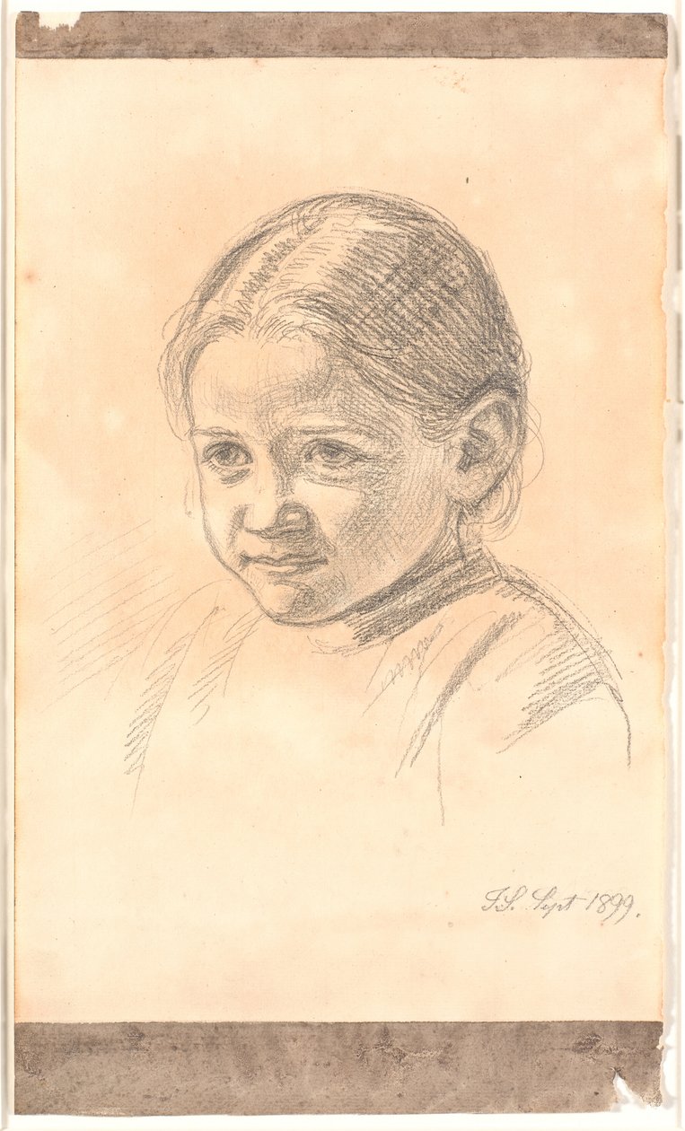Portret Eline Skovgaard? autorstwa Joakim Frederik Skovgaard
