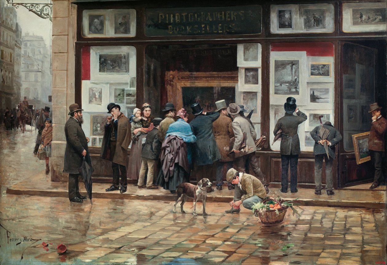 Publiczna wystawa obrazu autorstwa Joan Ferrer Miró