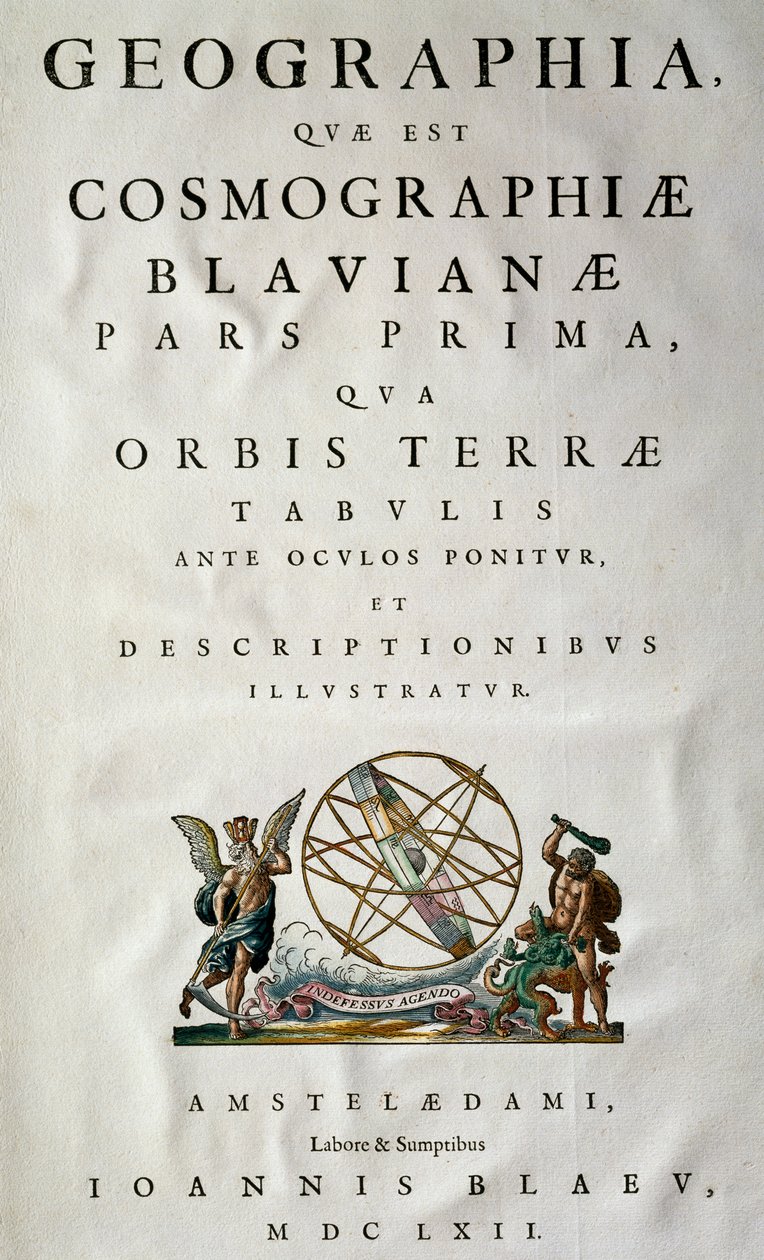 Atlas Maior, sive cosmografphiae Blaviana, atlas Joana Blaeu (1596-1673) autorstwa Joan Blaeu