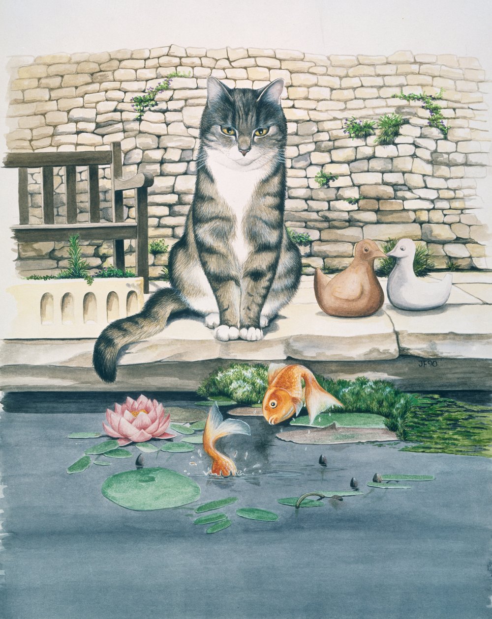 William nad stawem autorstwa Joan Freestone