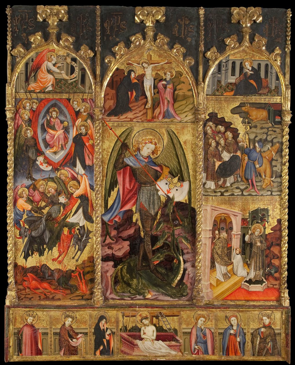 Ołtarz św. Michała Archanioła autorstwa Joan or Juan Mates