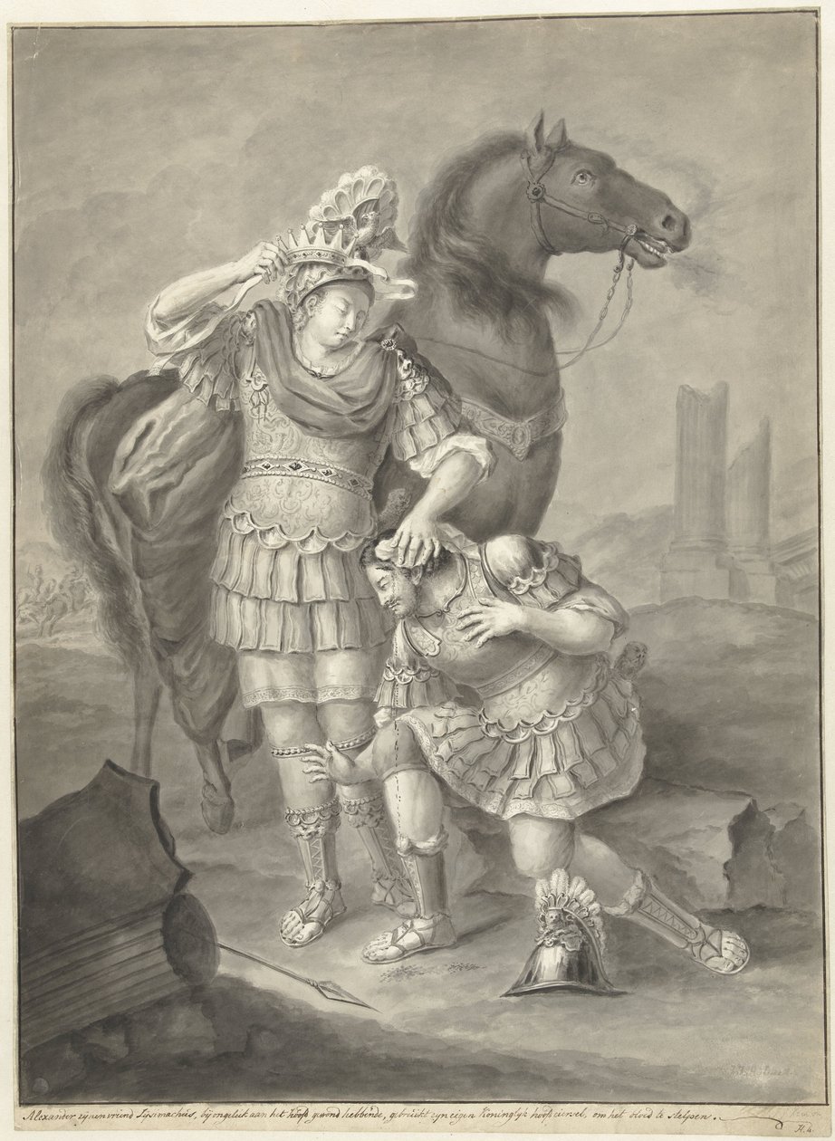 Aleksander i Lizymach autorstwa Joannis Jacobus Bijlaert