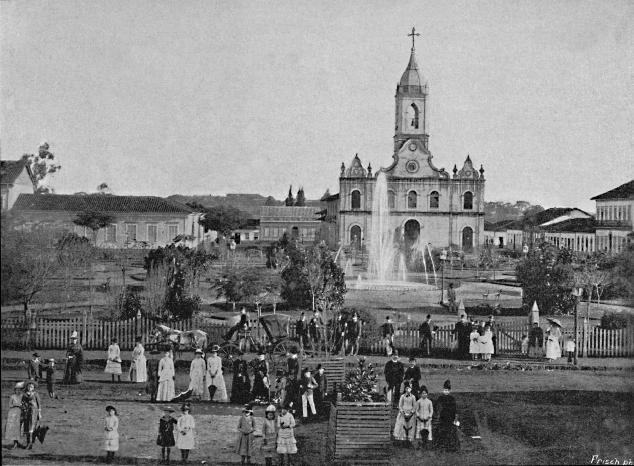 Kościół Piracicaba, 1895 autorstwa Joao Pompe