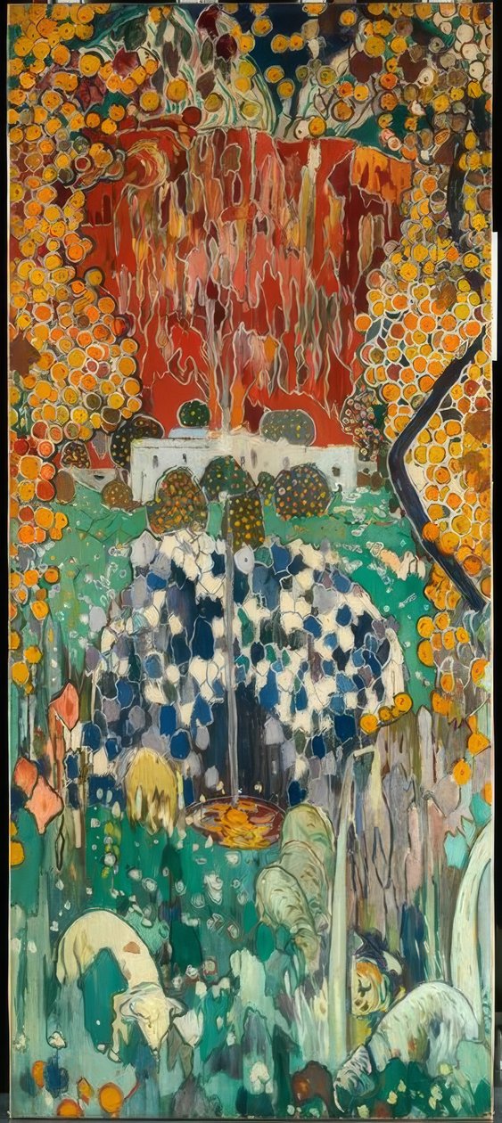 The Gorg Blau autorstwa Joaquim Mir i Trinxet