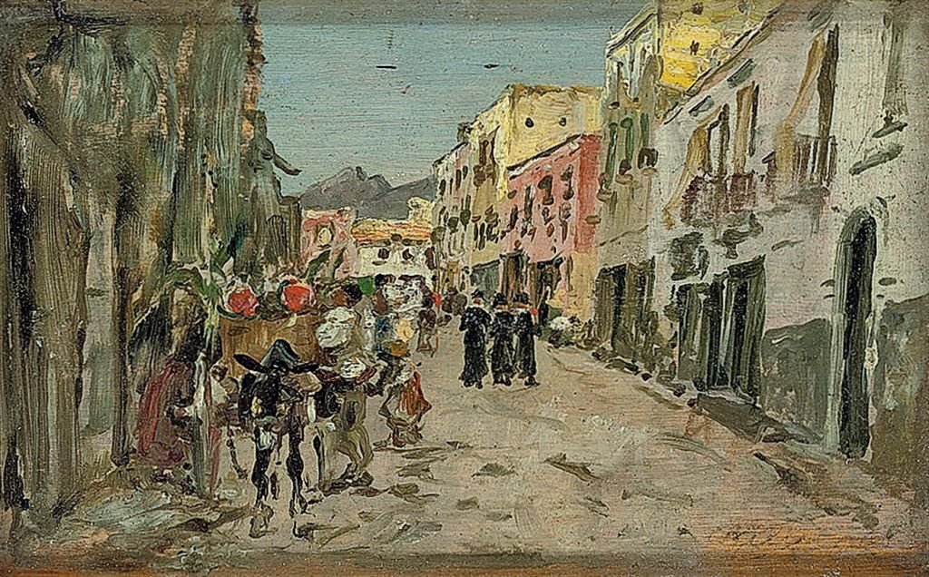 Hiszpańska ulicaEspanol: Hiszpańska ulica autorstwa Joaquín Sorolla