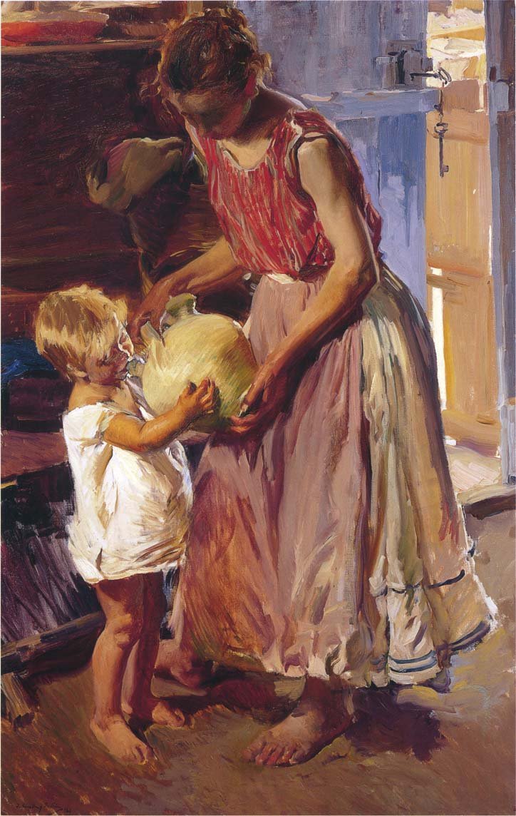 Dzbanek do piciaEspanol: El botijon autorstwa Joaquín Sorolla