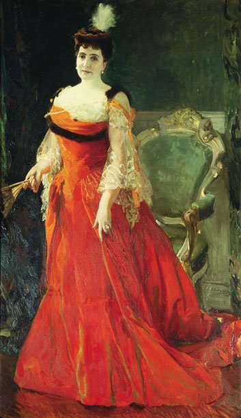 Josefina de Alvear de Errazuriz autorstwa Joaquín Sorolla