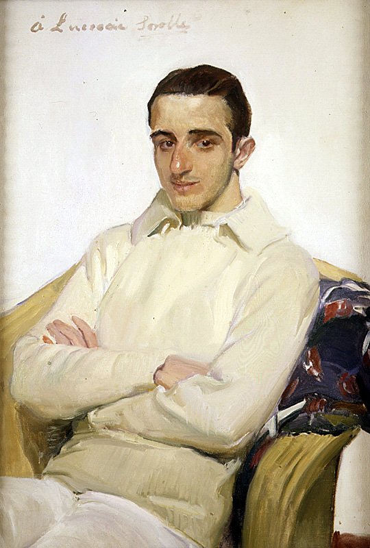 Portret Jose Luisa Benlliure Lopeza de Arana autorstwa Joaquín Sorolla
