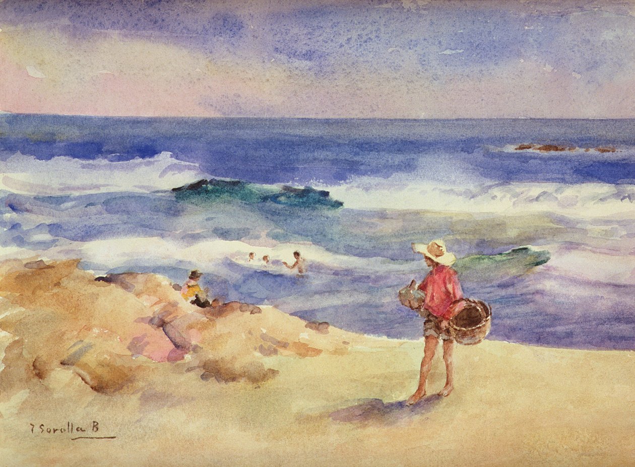 Chłopiec na piasku autorstwa Joaquín Sorolla