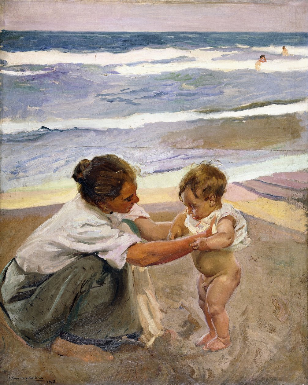 Nad morzem, 1908 autorstwa Joaquín Sorolla