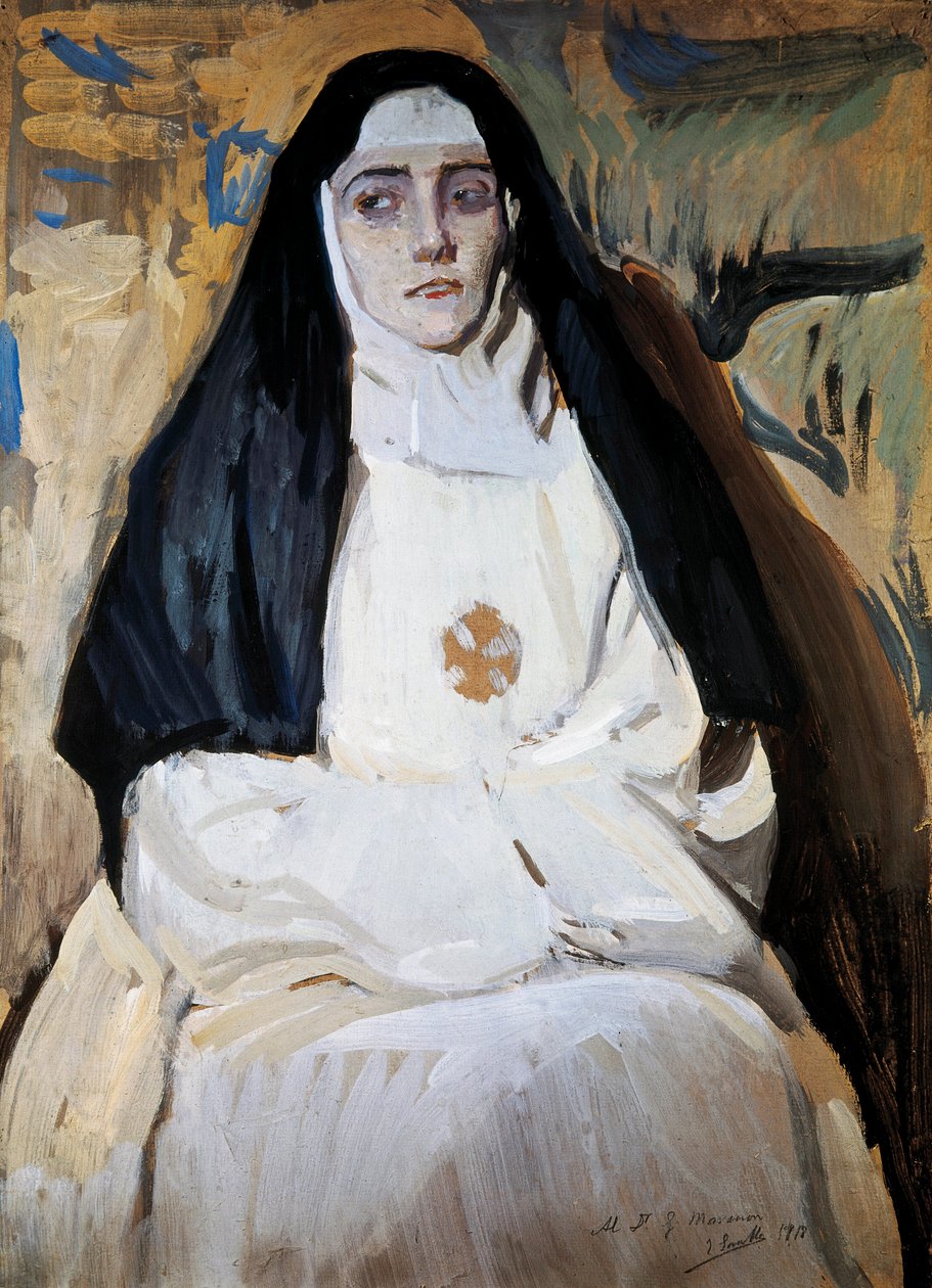 Zakonnica Obraz Joaquina SOROLLI (1863-1923) autorstwa Joaquín Sorolla