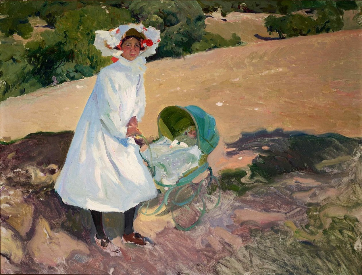 Elena w El Pardo, 1907. autorstwa Joaquin Sorolla y Bastida