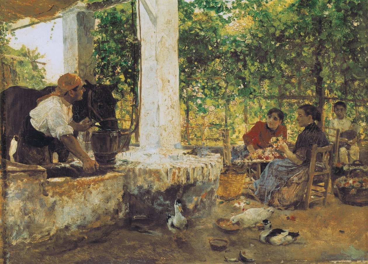 Postacie pod kratą autorstwa Joaquin Sorolla y Bastida