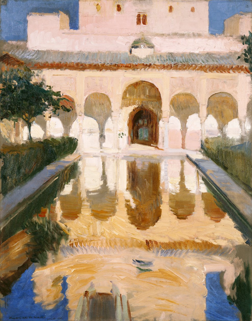 Sala Ambasadorów, Alhambra, Granada autorstwa Joaquín Sorolla