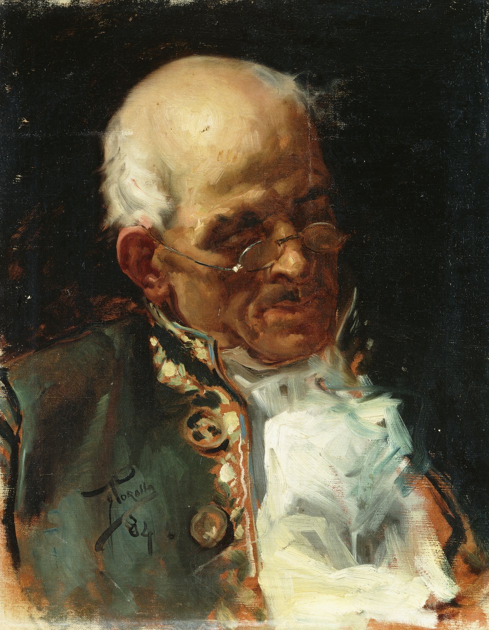 Portret dżentelmena; Portret dżentelmena, 1884 autorstwa Joaquín Sorolla