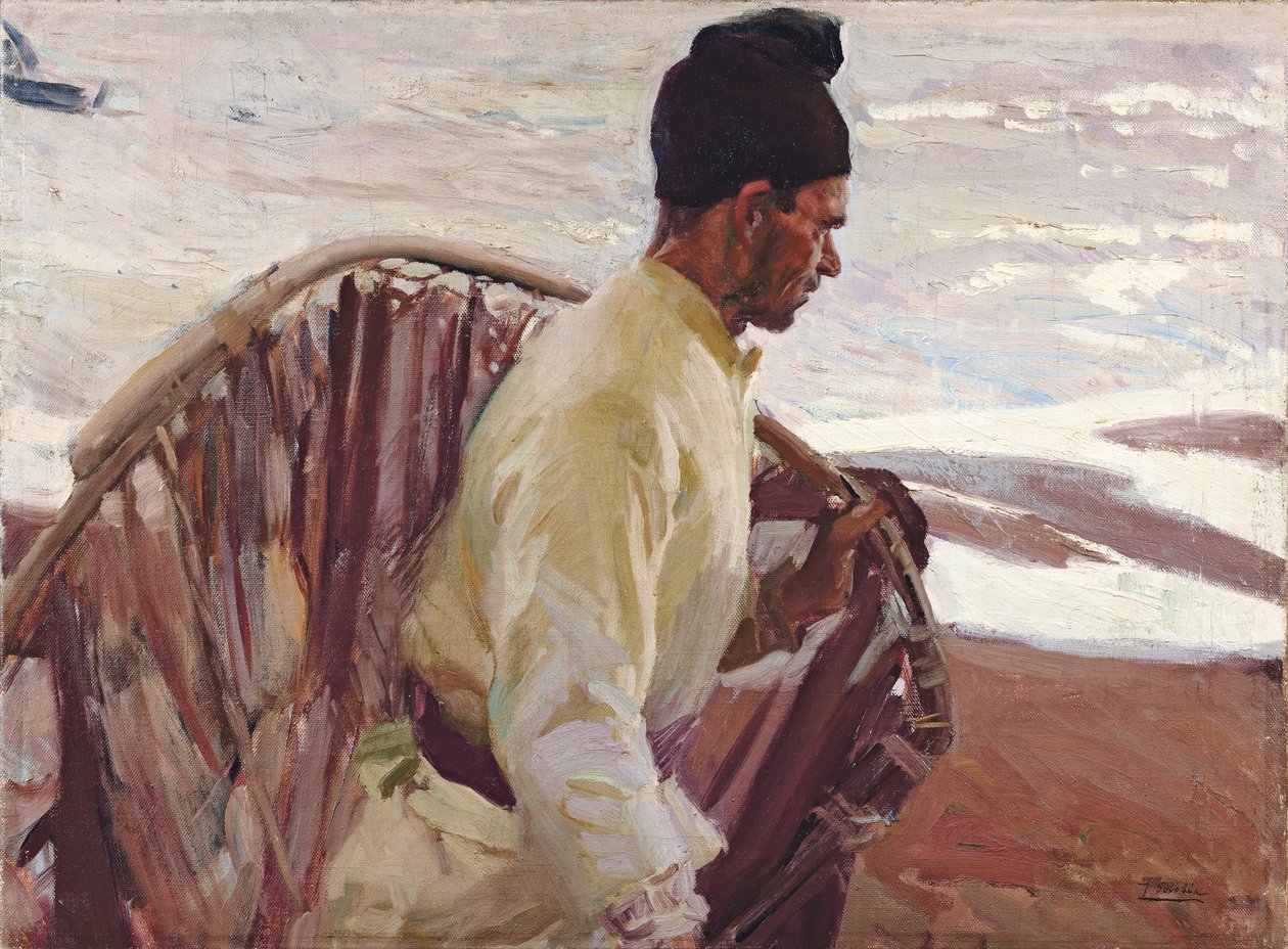 rybak krewetek, Walencja; Rybak krewetek, Walencja, 1908 autorstwa Joaquín Sorolla