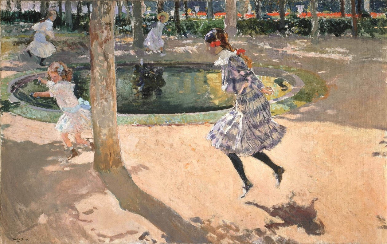 Skakanka, La Granja autorstwa Joaquin Sorolla y Bastida