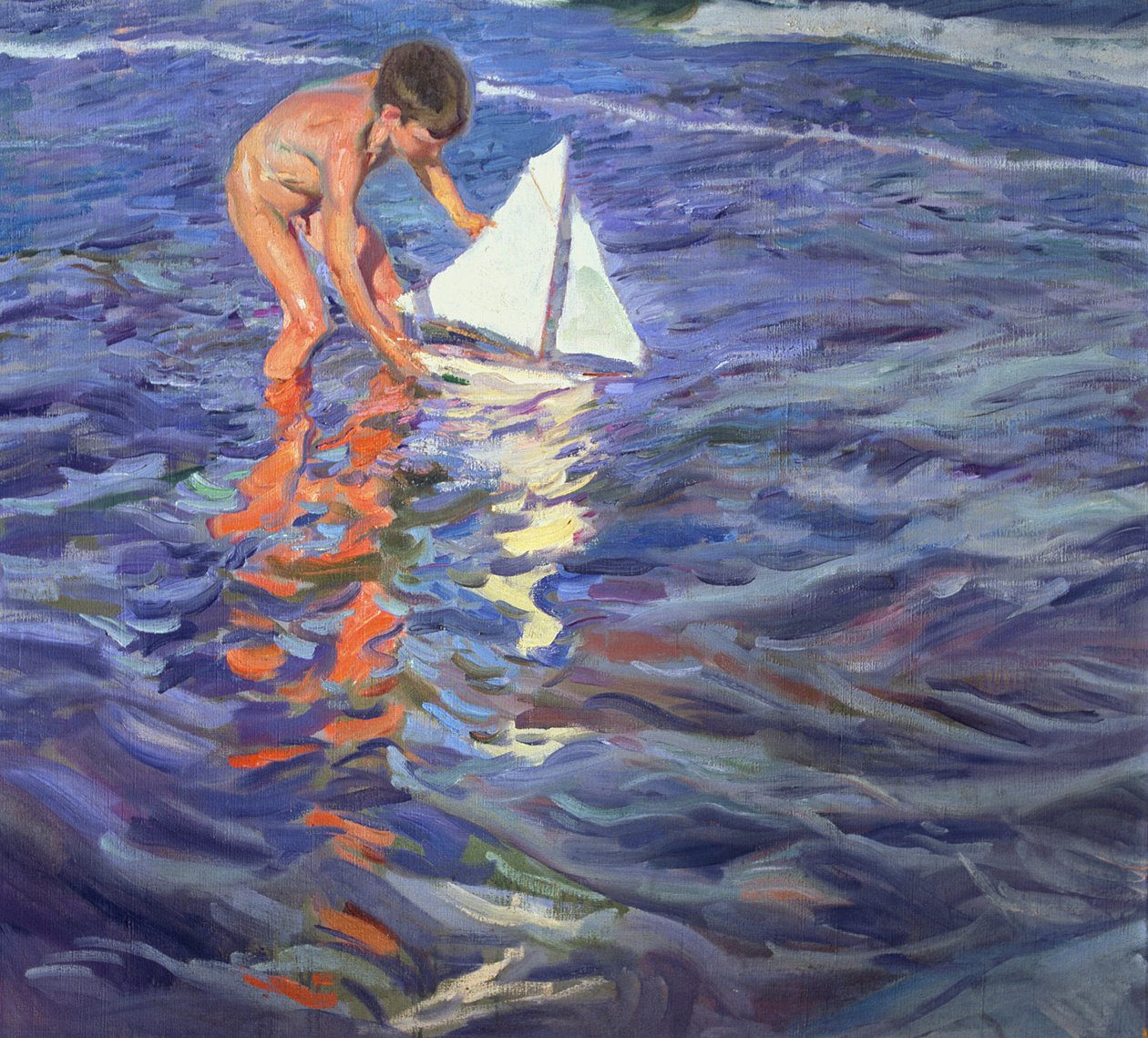 Młody żeglarz autorstwa Joaquin Sorolla y Bastida