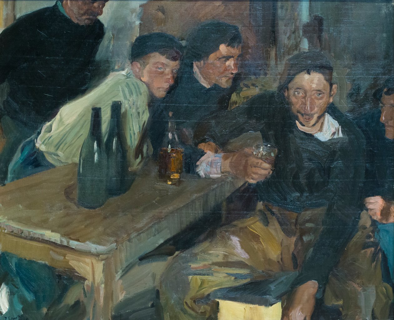 The drunkard, Zarauz autorstwa Joaquin Sorolla y Bastida