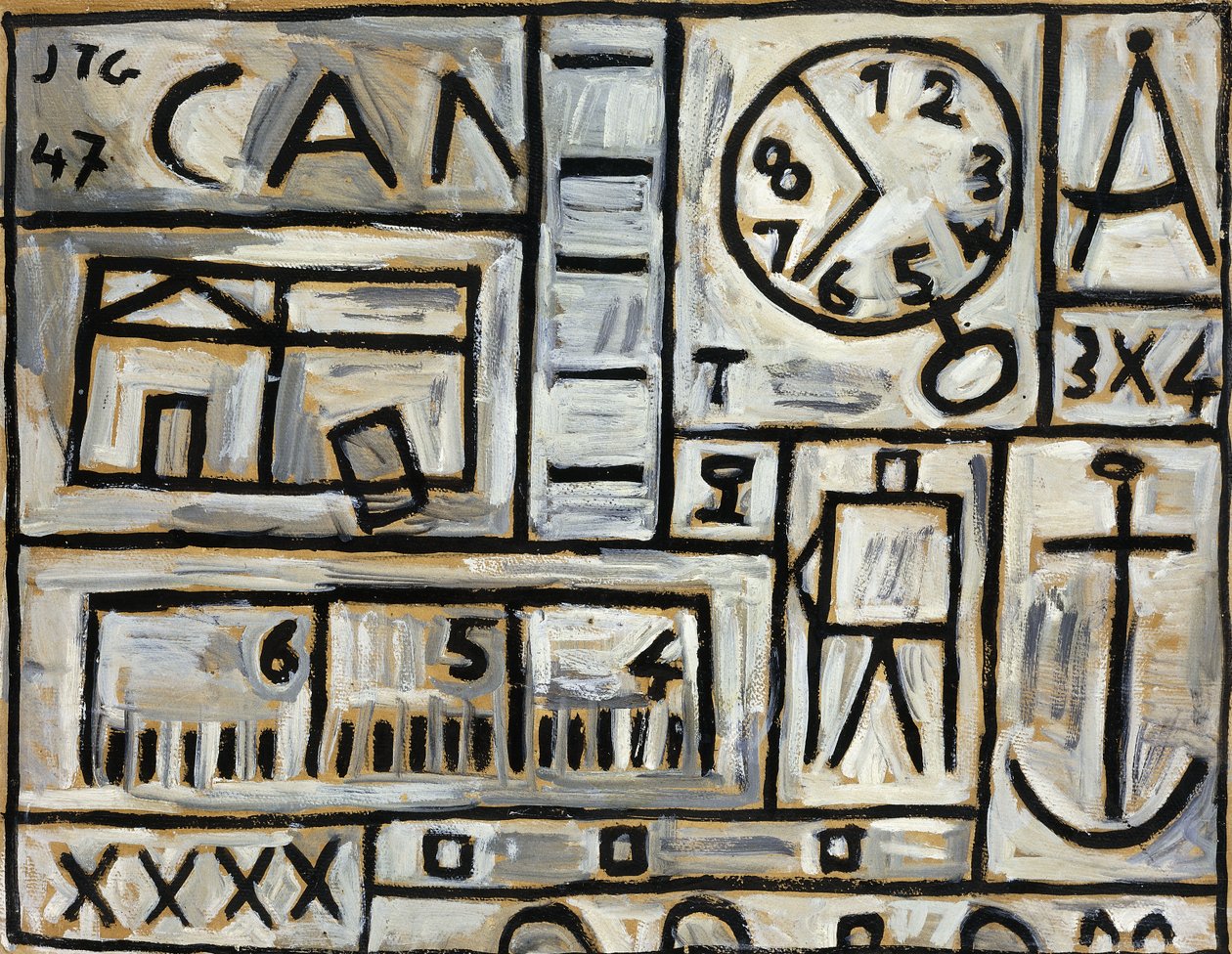 Sztuka konstruktywna; Arte Constructivo autorstwa Joaquin Torres Garcia
