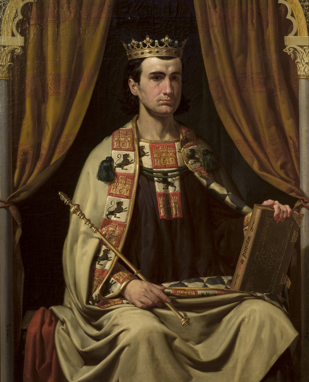 Alfons X Mądry autorstwa Joaquín Domínguez Bécquer