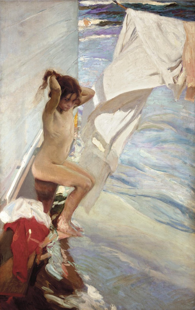Przed kąpielą autorstwa Joaquín Sorolla