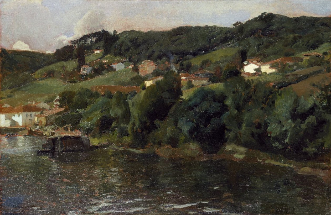 Krajobraz Asturii autorstwa Joaquín Sorolla
