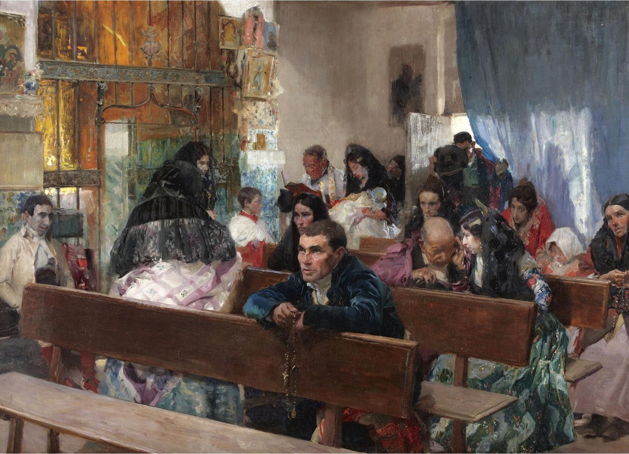 Chrzest autorstwa Joaquín Sorolla